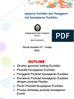 Postulat Kesejajaran Euclides Dan Pengganti Postulat Kesejajaran Euclides