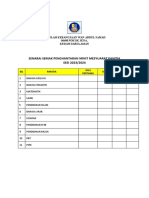 Senarai Semak Penghantaran Minit Mesyuarat Panitia