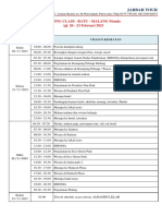 Jadwal Wisata Siswa Feb 2023