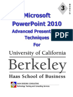 0022 Microsoft Powerpoint 2010 Advanced