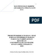 Pedoman Penulisan Skripsi Pendidikan Bahasa Arab 2018