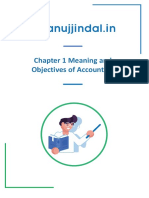 Notes Chapter 1 Meaning and Objectives of Accounting