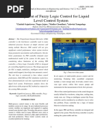 Development of Fuzzy Logic Control For Liquid Level Control System