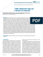 Live Data Analytics With Collaborative Edge and Cloud Processing in Wireless Iot Networks