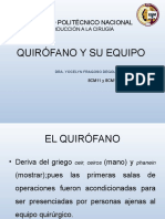 Quirófano Y Su Equipo: Instituto Politécnico Nacional