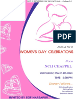 Women's Day Psalms 45:5 NCH Chapel March 8