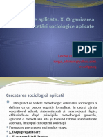 X. Organizarea unei cercetări sociologice aplicate.pptx