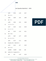 7-2021 Master Question Bank Set 1