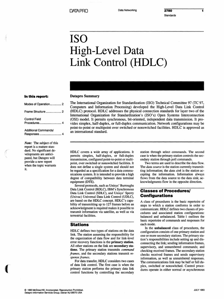 2780 iso hdlc pdf osi model duplex telecommunications 
