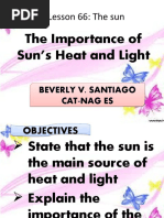 LESSON 66 Importance of Suns Heat - Bevs