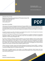 Motivation Letter For SMDP (Samudera Management Development Program) PDF