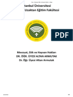 Ders - Mevzuat, Etik Ve Hayvan Hakları - Ekitap PDF