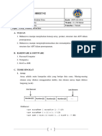 (2023) Job Sheet 2 - Array, Pointer, Structure