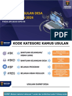 Materi Pelatihan Usulan Desa 17 Jan 23