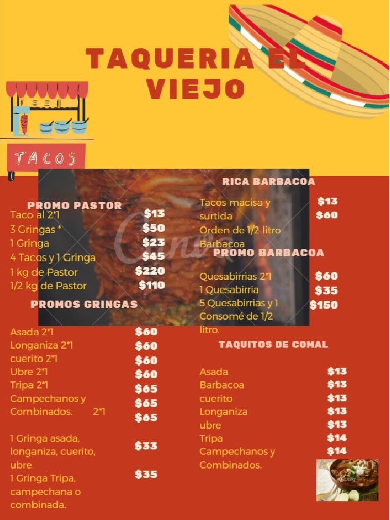 Menu El Viejo Ultimo Este | PDF