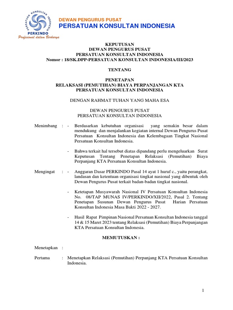 Relaksasi Biaya Kta Konsultan Pdf Pengelolaan Keuangan Uang
