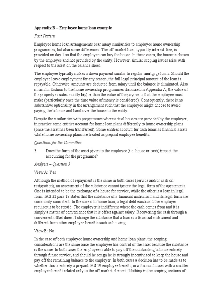 Employee loan example pdf international financial reporting