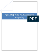 QTL mapping vs association mapping