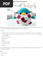 Crochet Pattern - Snuggles The Penguin