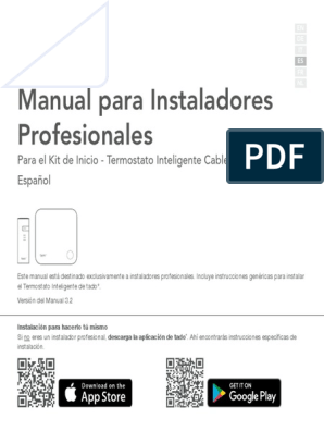 Video de instalación profesional de tado° - Termostato Inteligente Cableado  - Digital 