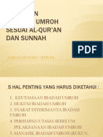 Tuntunan Manasik Umrah