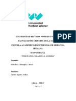 Universidad Privada Norbert Wiener Facultad de Ciencias de La Salud Escuela Académico Profesional de Medicina Humana Monografía