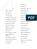 Vocabulary German - Nouns