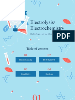 Electrolysis/ Electrochemistry: Shall We Begin A New Age of Knowledge