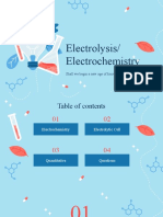 Electrolysis: Driving Redox Reactions