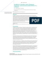 Aspergillosis of Maxillary Sinus's Diagnosis, Management, and Association With COVID-19: A Case Report