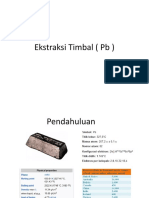 Ekstraksi Timbal (PB)