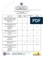 PT QUATER 1 SY 2018 2019 WITH TOS AND ANSWER KEY Esp