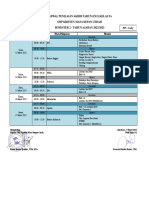 Jadwal PTS Semester GENAP 9A PPI