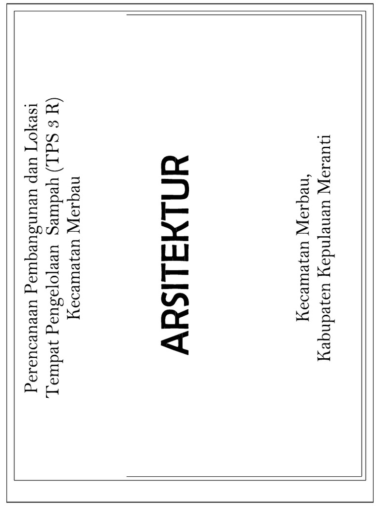 Pembatas Arsitektur PDF | PDF