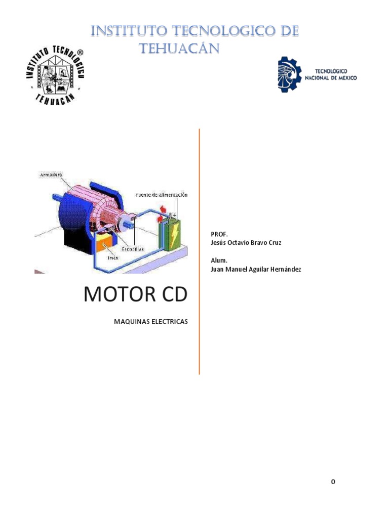 Diagrama de Motor Eléctrico CD | PDF | Relé | Motor eléctrico