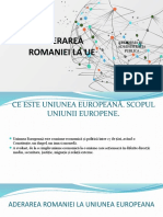 Aderarea Romaniei La Ue