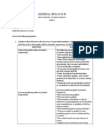 Share GENERAL BIOLOGY II Week 1