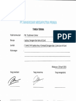 Form Tanda Terima Yusdarwan