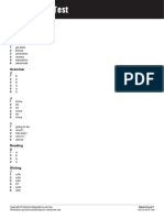 Impact Level 1 Unit 8 Test Answerkey 0 PDF