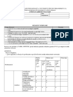 Rezultat Verificare: Avizului Arhitectului Șef