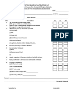 RA Bill Check List