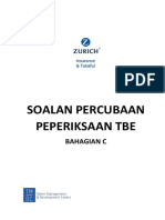 Soalan Percubaan Peperiksaan Tbe: Bahagian C