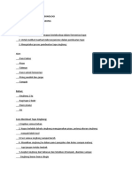 Laporan Praktikum Bioteknologi Pembuatan Tape Singkong