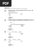 MAP Booklet G 4+5 Answers