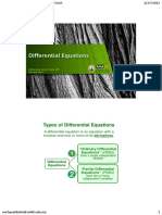 Types of Differential Equations