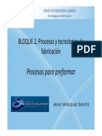 BLOQUE 2. Procesos y Tecnologías de Fabricación