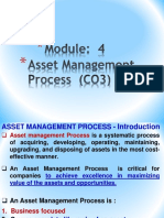 Module 4 - CO3 - Asset Management Process