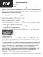 Ejercicios Tema 07 - Trigonometria