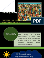 Global Demography: Professor: Dr. Rena V. Tejada Adapted:Mr - Don Sisles