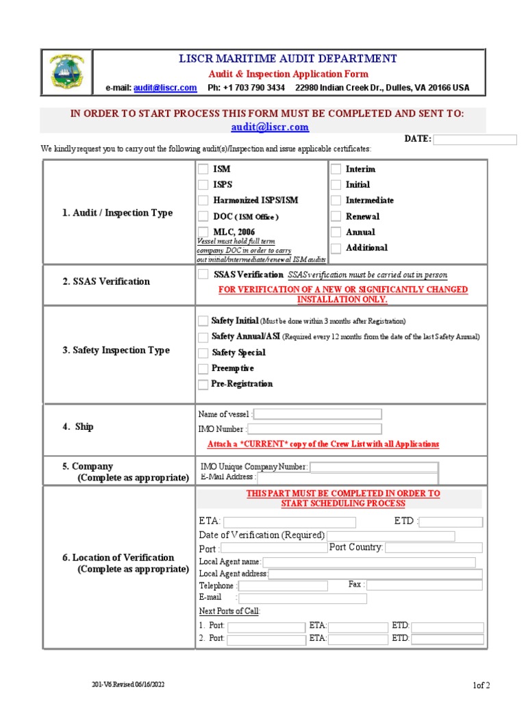 201 Audit-Inspection | PDF | Shipping